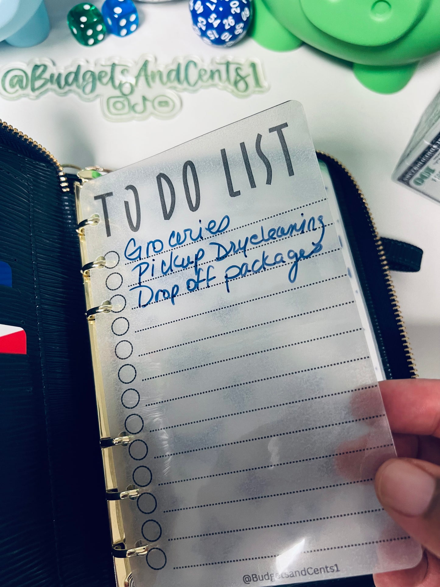 A6 Vellum To Do List Trackers