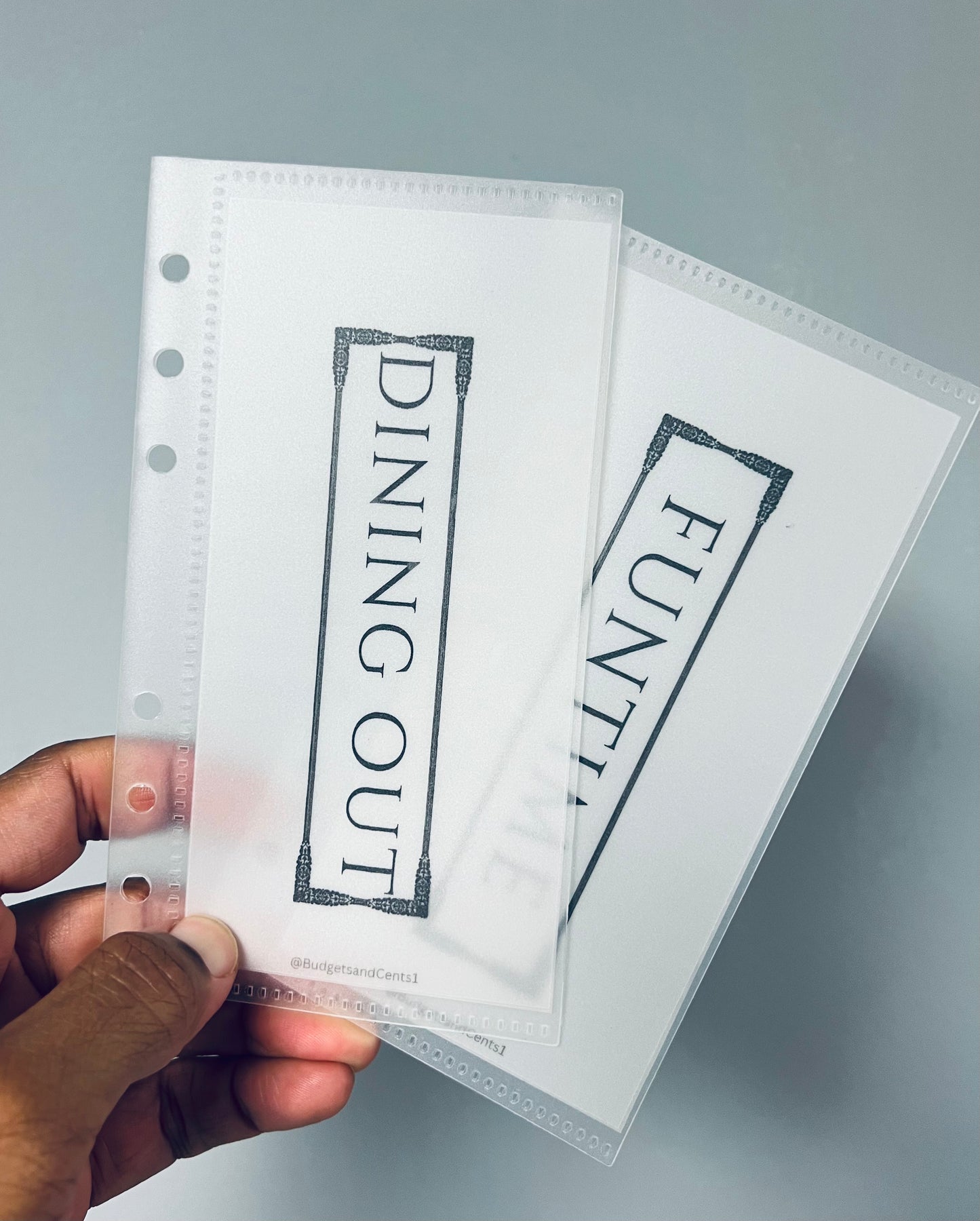 A6/A7 Cash Envelopes w/tab