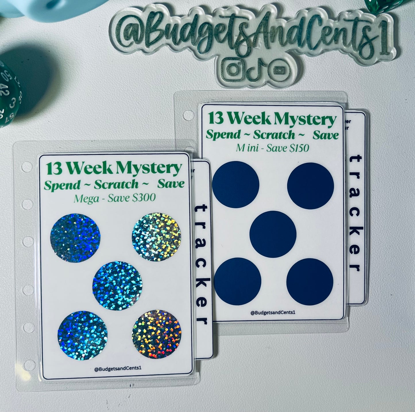 A7 13 Week Mystery Challenge Spend - Scratch - Save