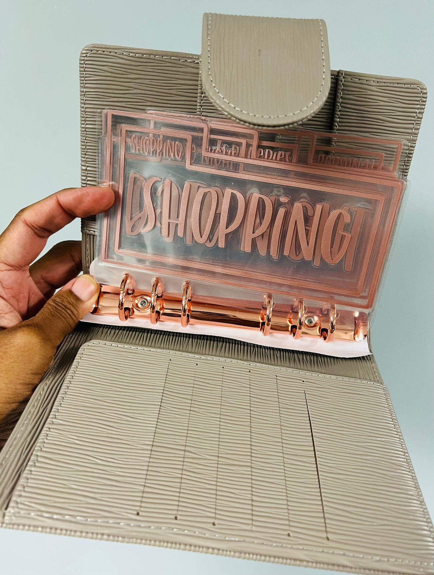 A6 Clear Cash Envelopes w/tab