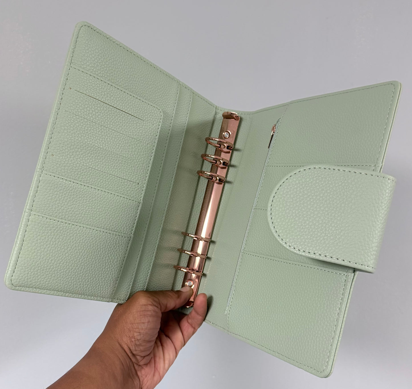 A5 Pebble Leather Binder