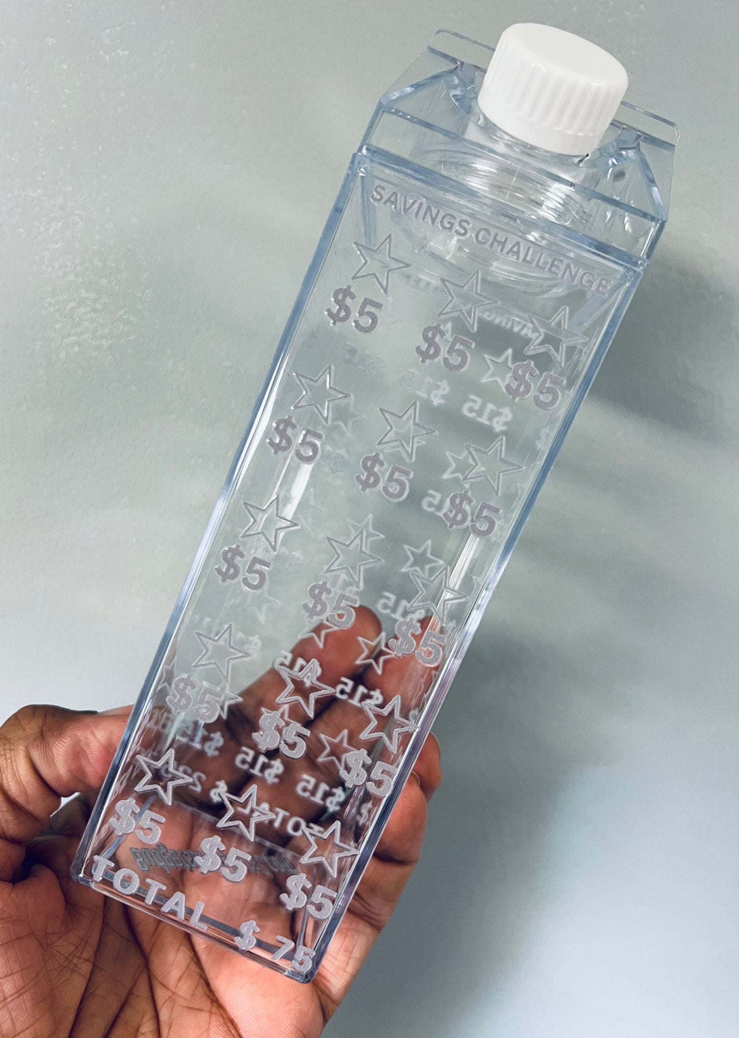 **Milk Carton Water Bottle - Savings Challenge
