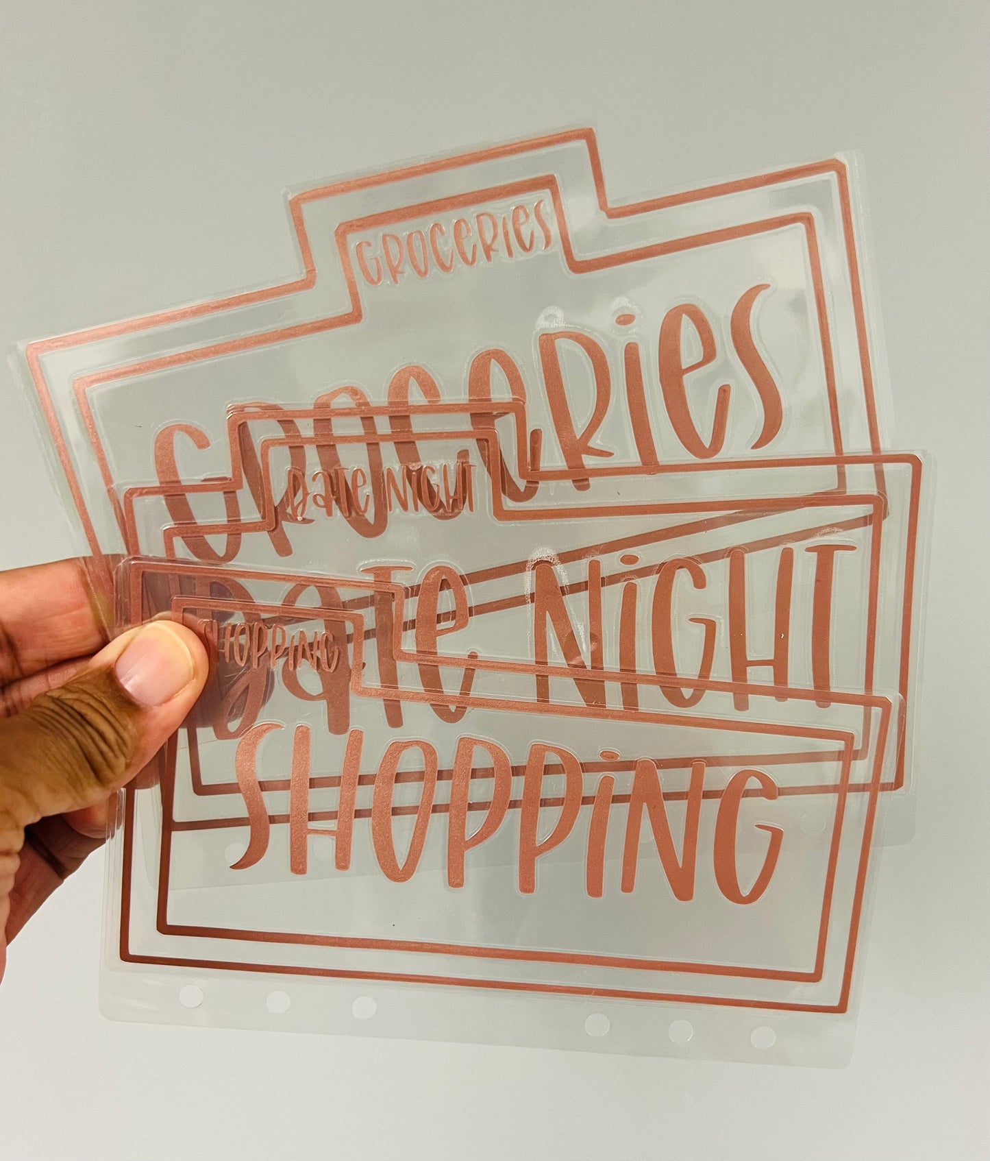 A6/A7 Cash Envelopes w/tab