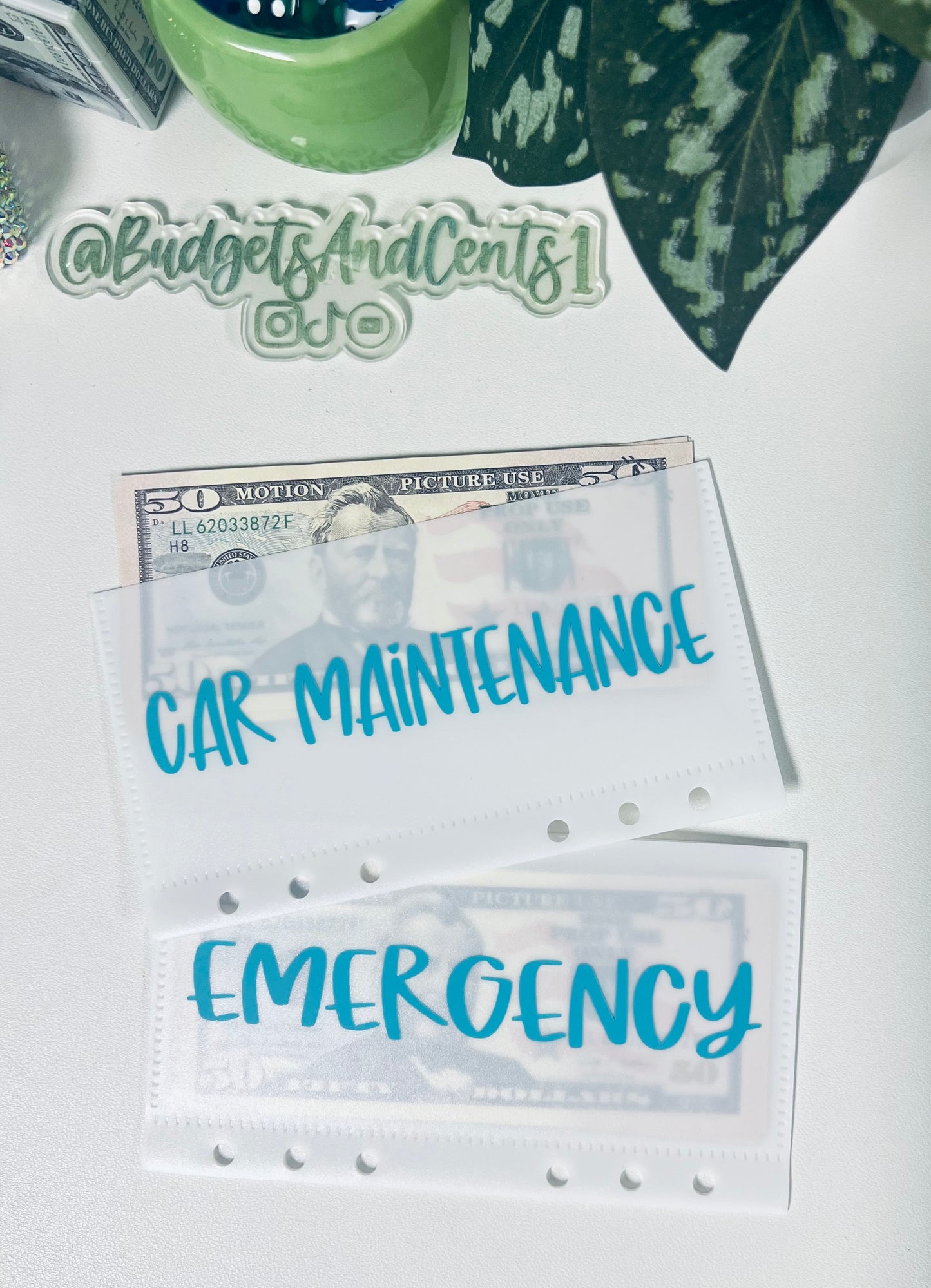 A6 Frosted White Cash Envelopes