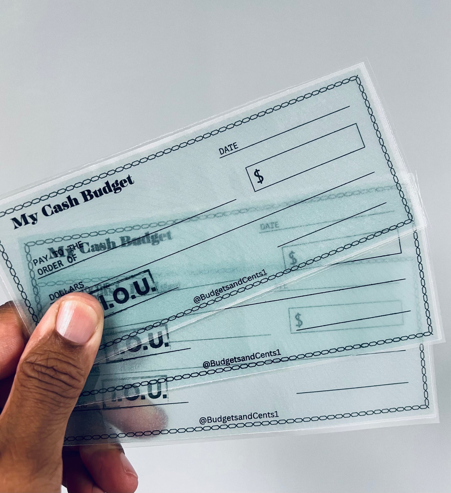 Vellum I.O.U. Placeholders & Cash Placeholders