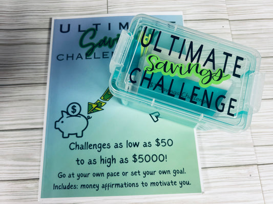 **Ultimate Savings Challenge Book (Savings Box optional)