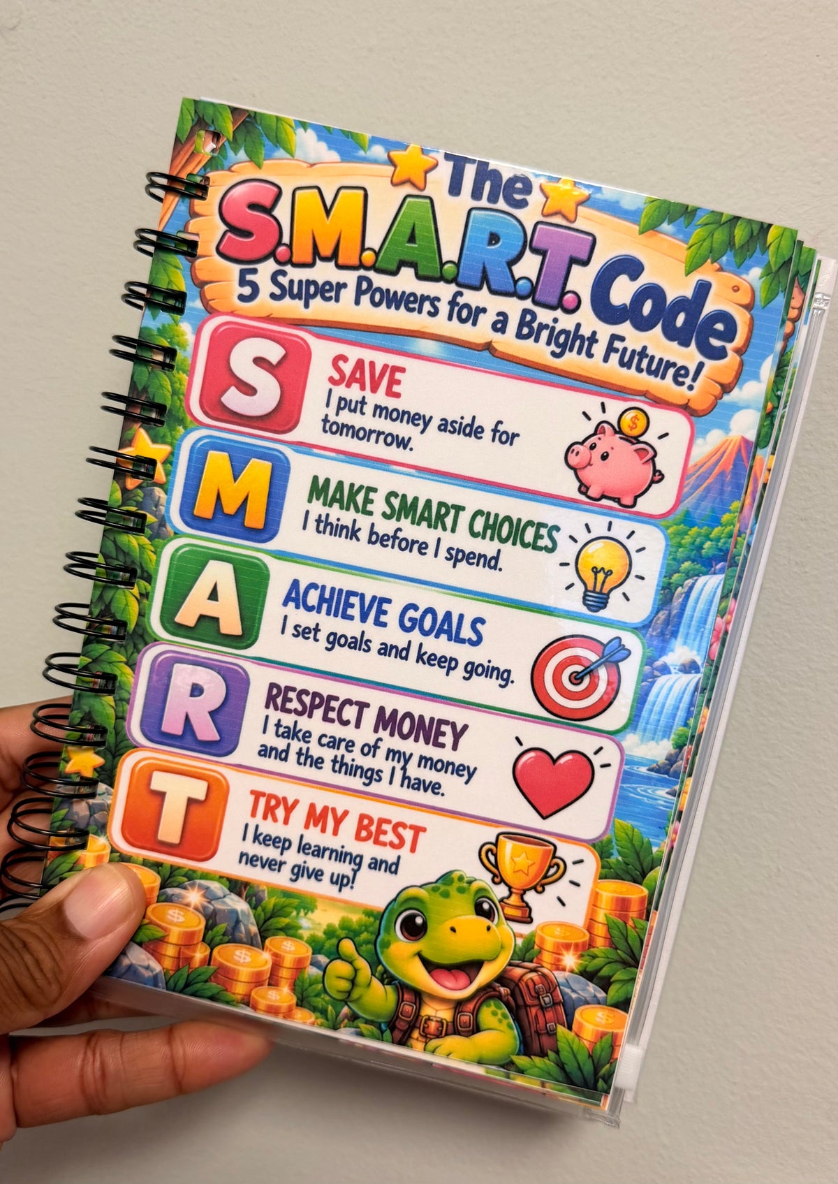 **PREORDER (Introductory Price)- S.M.A.R.T. Money Club Savings Challenge Book - Ages 5-14