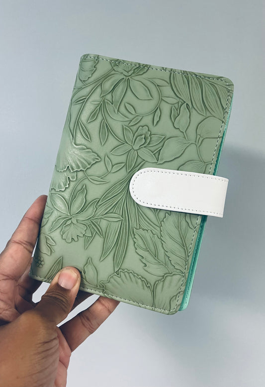 A6 Floral Texture Binder