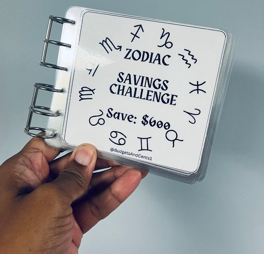 Zodiac Scratch off Savings Challenge - Save $600