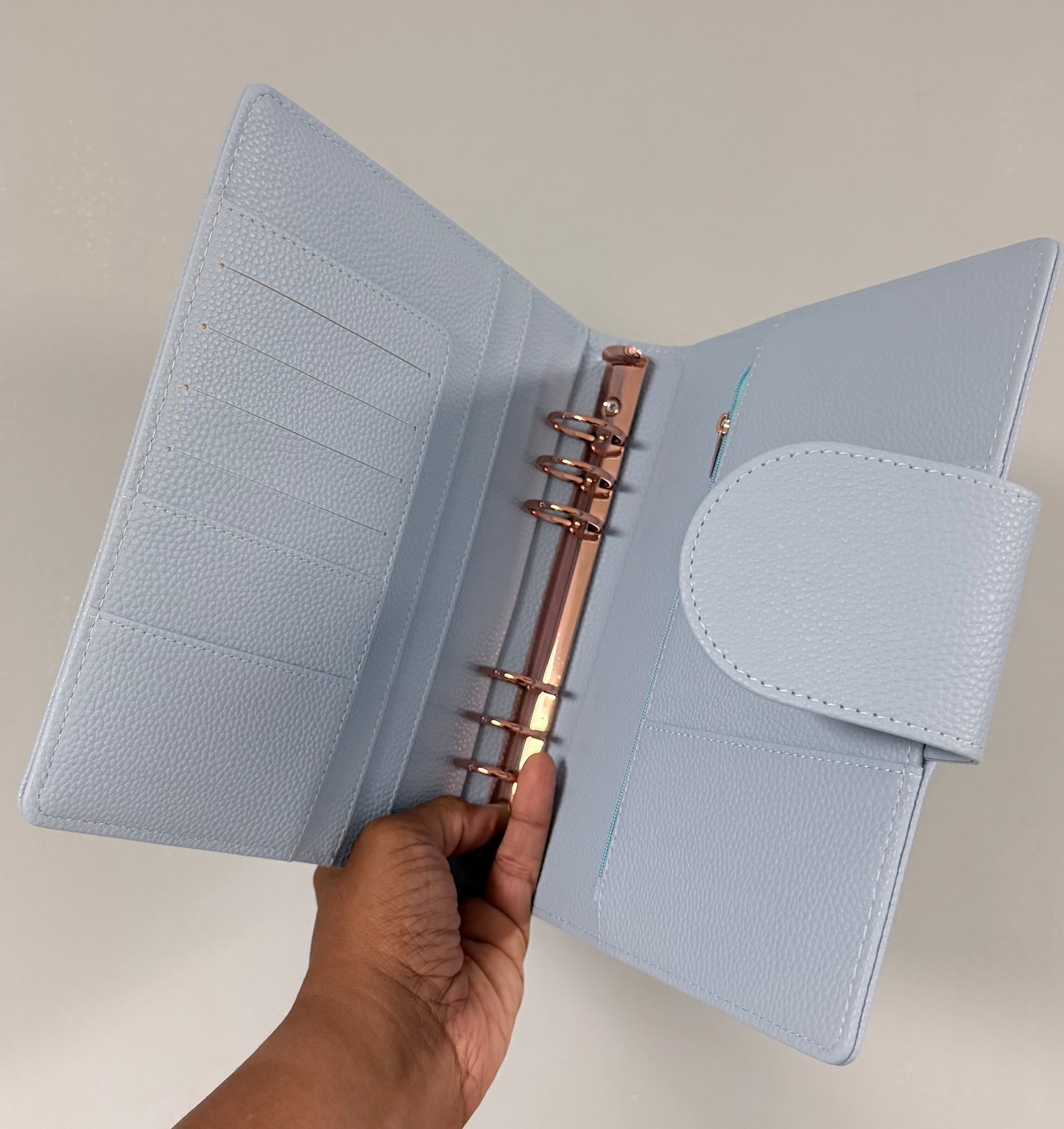 A5 Pebble Leather Binder