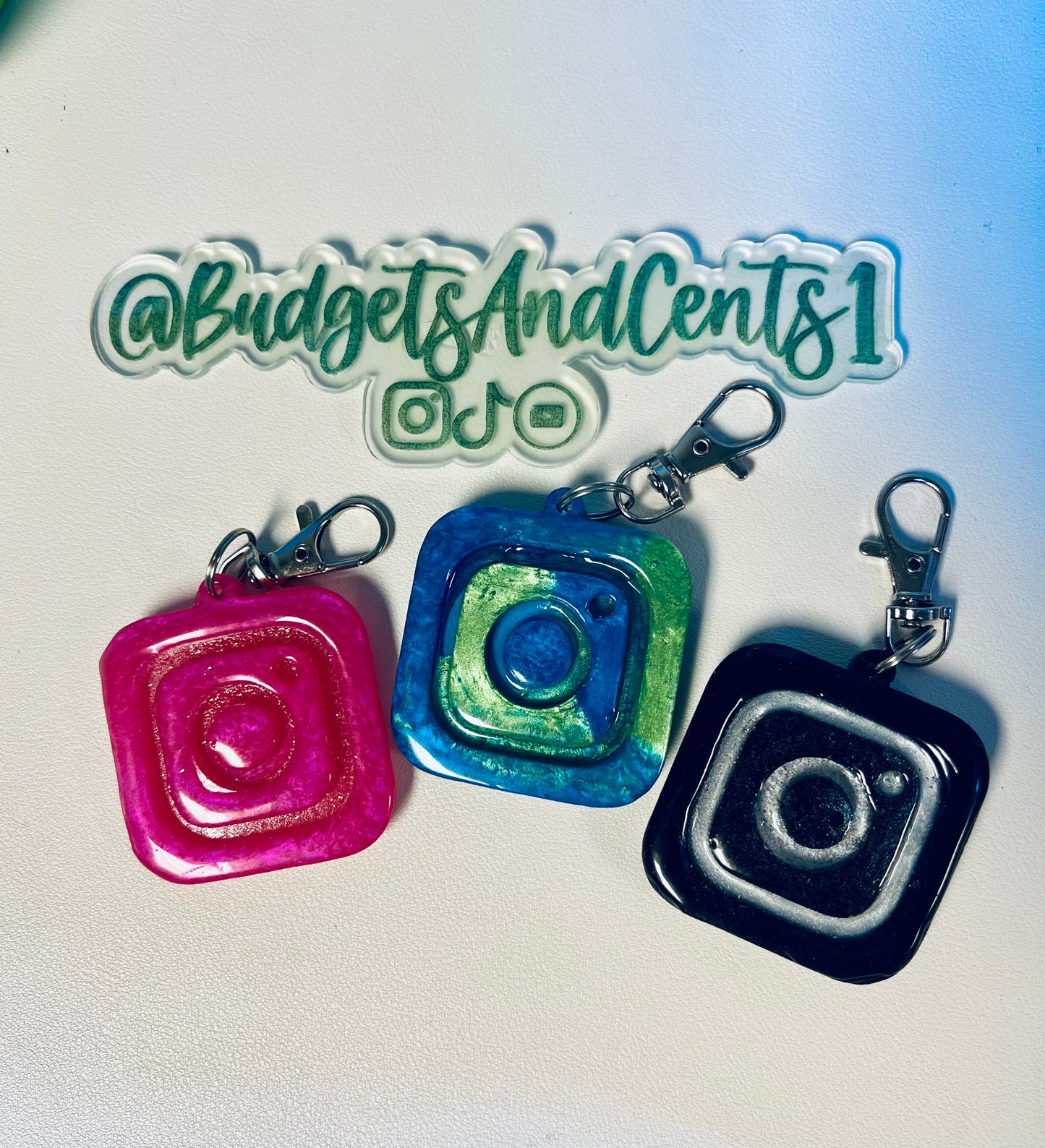 Acrylic NFC Digital Keychains
