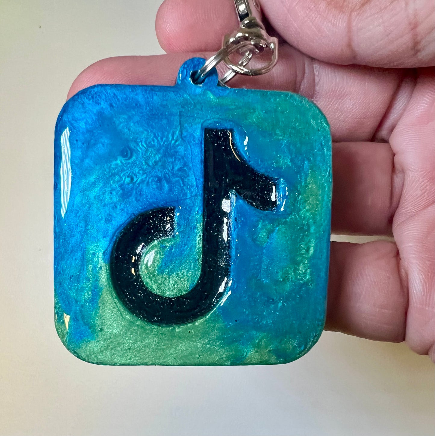 Acrylic NFC Digital Keychains