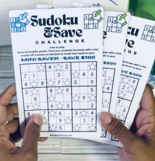 Sudoku and Save Scratchoff Trio
