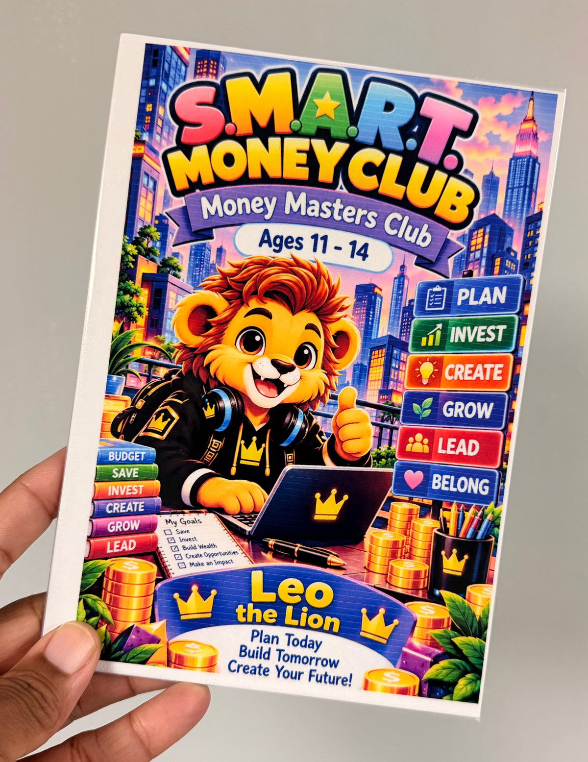 **PREORDER (Introductory Price)- S.M.A.R.T. Money Club Savings Challenge Book - Ages 5-14