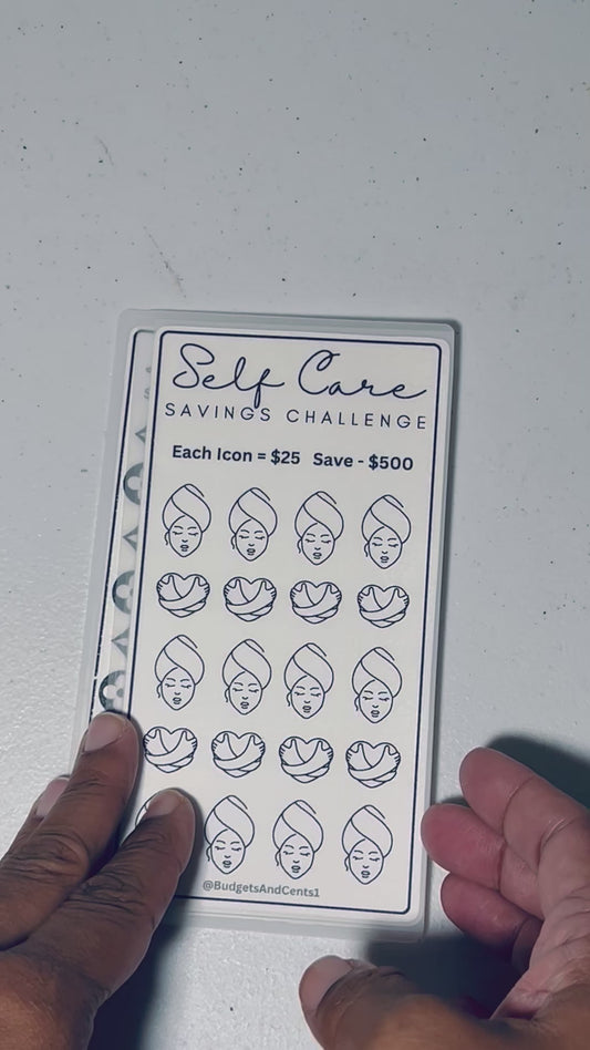 A6 Savings Challenges w/built-in Cash envelope